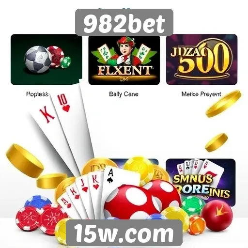 Comparativo das opções de jogos disponíveis no 982bet