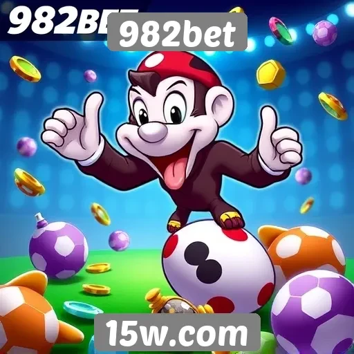 Variedade de jogos disponíveis na 982bet